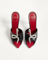 Valentino Coeur Vipère Kidskin Slide Sandal 2