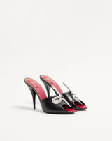 Valentino Coeur Vipère Kidskin Slide Sandal 3