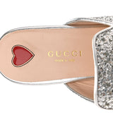 Gucci Glitter Princetown Slippers Silver 7