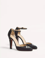 Valentino Hi Dolly Fabric Pumps Floral Embroidery 4