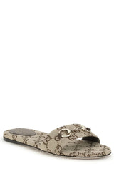 Gucci Slide Sandal With Horsebit Brown 3