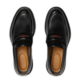 Gucci Como Loafer, Leather Black With Web Detail 2