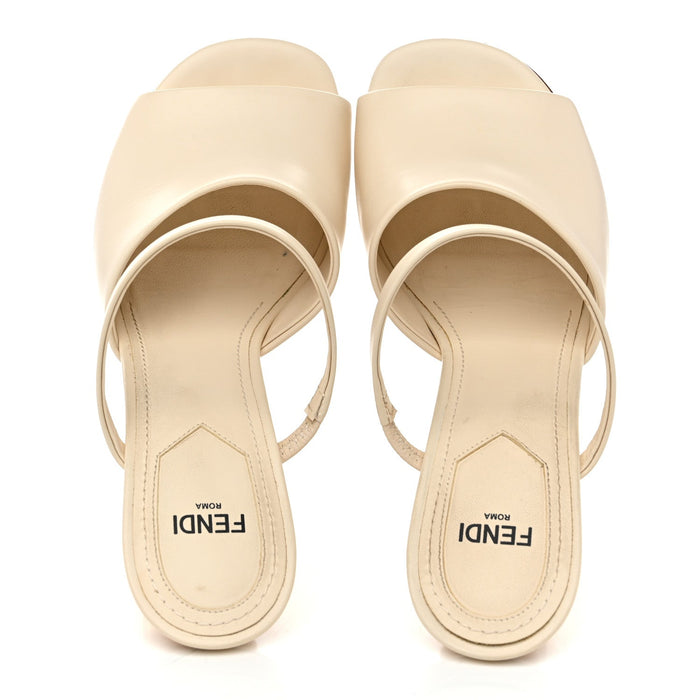 Fendi First 95mm Slide Sandal in Connecticut Calfskin