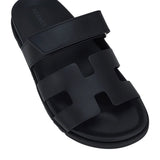 Hermès Chypre Sandal in Black Calfskin 2