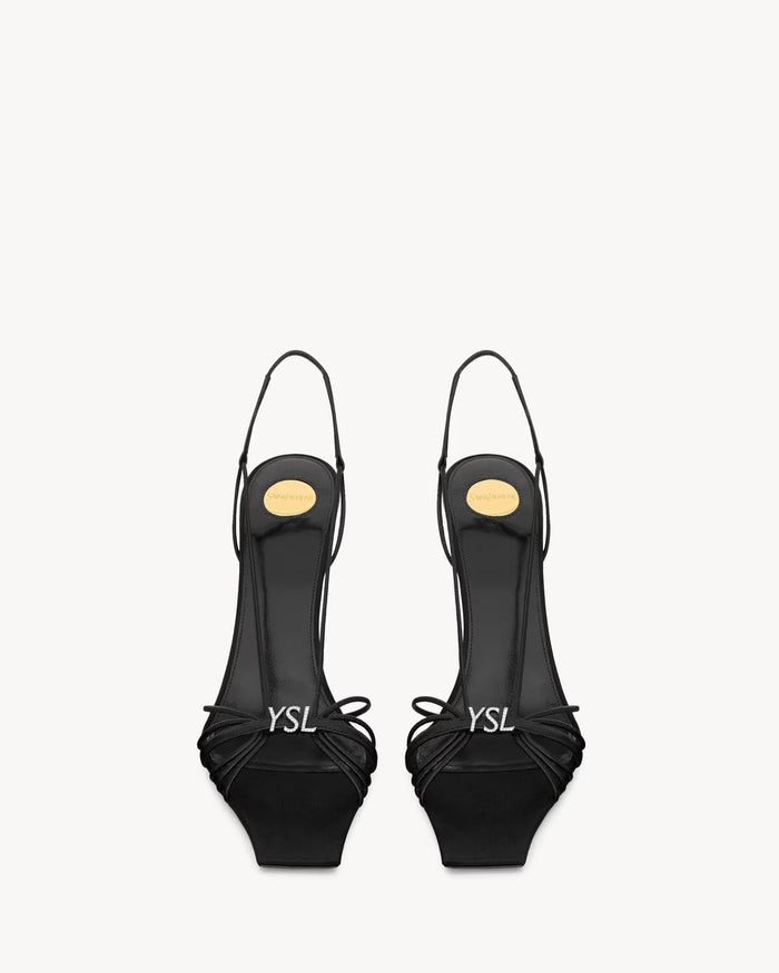 YSL Jerry Sandals in Smooth Leather