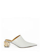 Loewe Anagram Heel Mule in Blue Calfskin 1