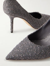 Jimmy Choo Love 85 Metallic Tweed Pumps 2