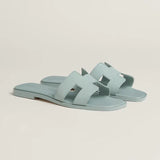 Hermès Oran Sandal in Vert d'Eau Calfskin 1