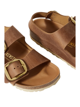 Birkenstock Milano Leather Sandals Brown 2
