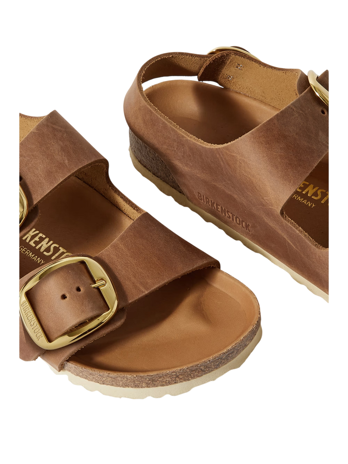 Birkenstock Milano Leather Sandals Brown