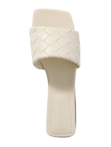 Bottega Veneta Riva Intrecciato Leather Slides Off White 1