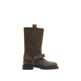 Burberry Suede Soft Saddle Low Boots 1