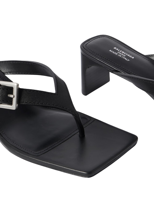 Balenciaga Bel Air Buckled Leather Sandals