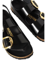 Birkenstock Milano Leather Sandals Black 2