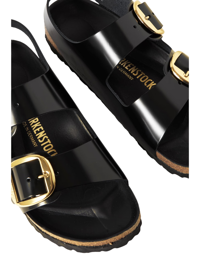 Birkenstock Milano Leather Sandals Black