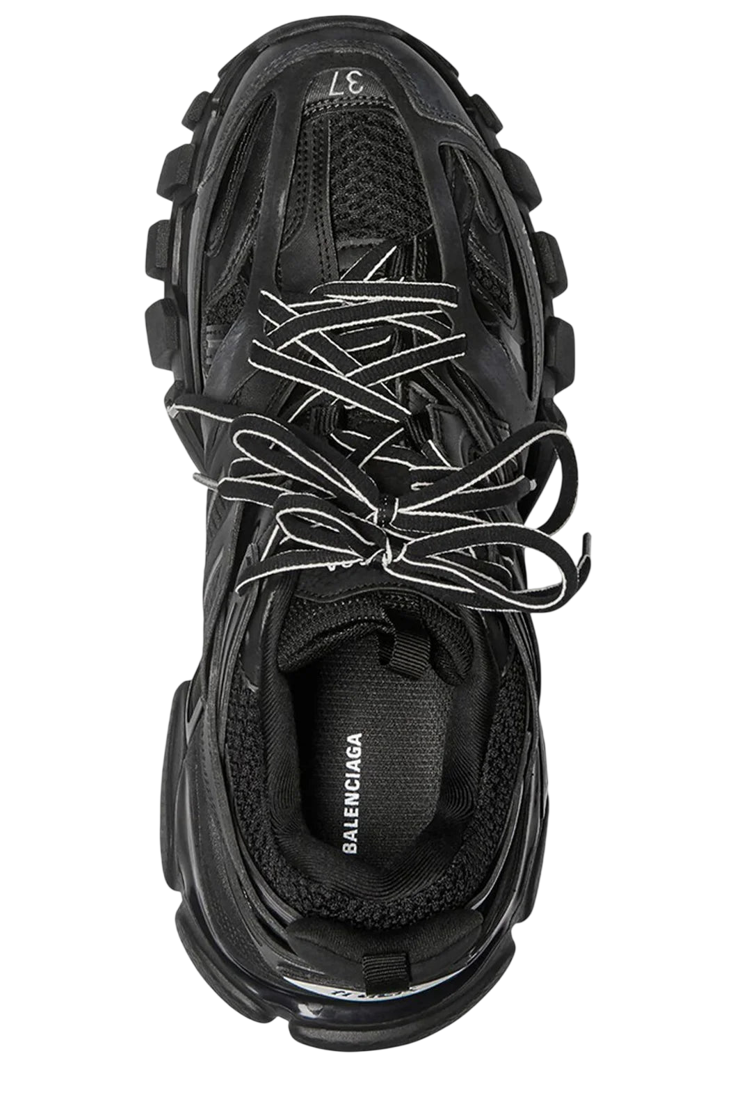 Balenciaga Track Logo-Detailed and Rubber Sneakers