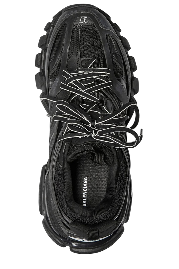 Balenciaga Track Logo-Detailed and Rubber Sneakers
