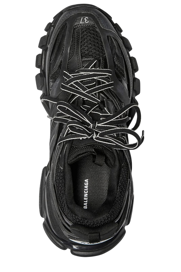 Balenciaga Track Logo-Detailed and Rubber Sneakers