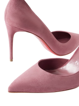 Christian Louboutin Iriza 85 Suede Pumps Antique Rose 1
