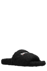 Balenciaga Political Logo Furry Slides 3