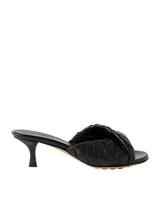 Bottega Veneta Blink Twisted Intrecciato Leather Mules Black 2