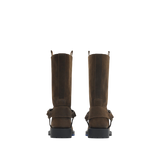 Burberry Suede Soft Saddle Low Boots 6