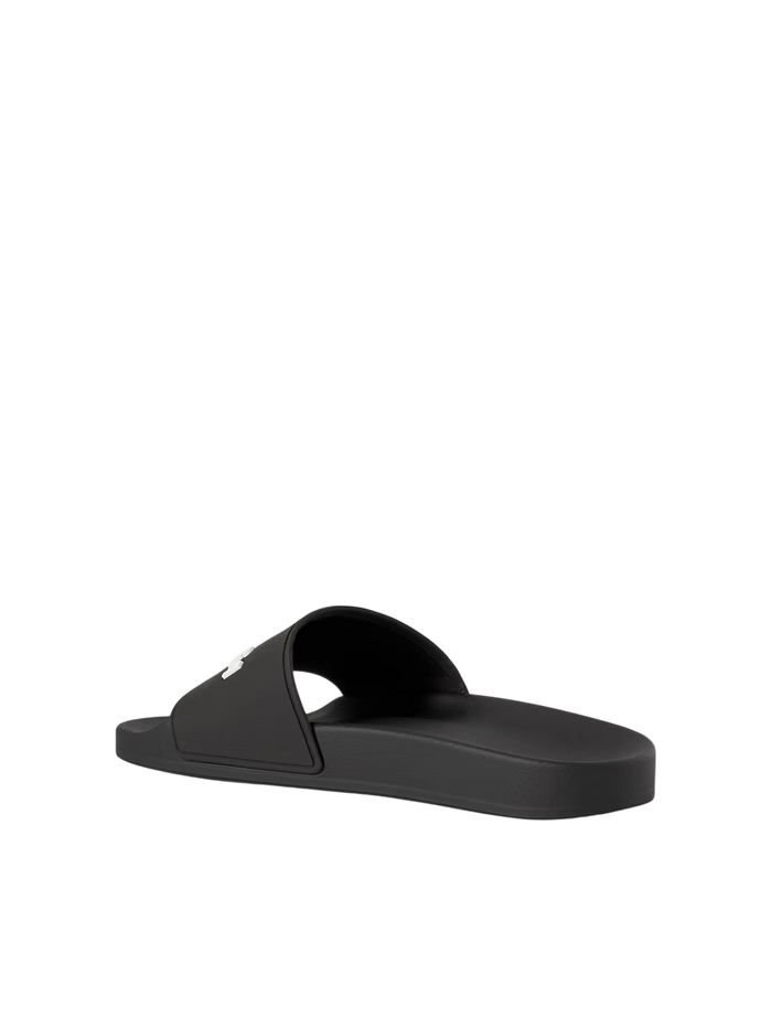 Balenciaga Piscine Logo-Embossed Rubber Slides