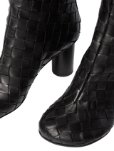 Bottega Veneta Atomic Intrecciato Leather Ankle Boots 2