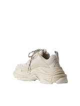 Balenciaga Triple S Logo-Embroided Leather, Nubuck and Mesh Sneakers 3