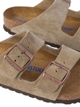 Birkenstock Suede Sandals Taupe 2