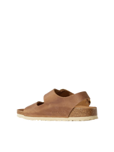 Birkenstock Milano Leather Sandals Brown 1