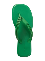 Bottega Veneta Sampieri Flat Thong Rubber Flip Flops Green 3