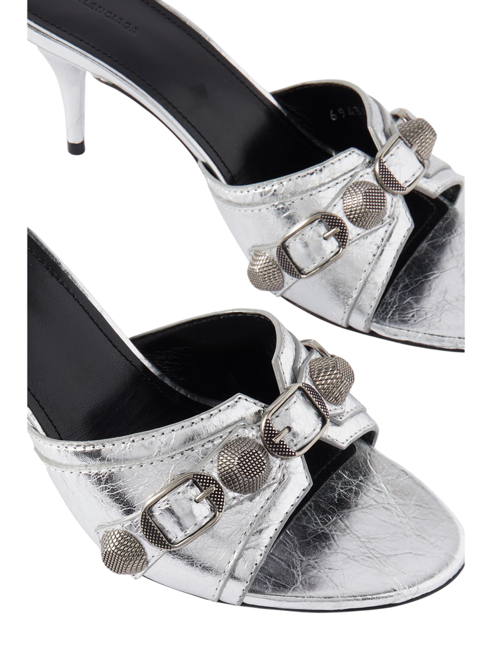 Balenciaga Metallic leather Mules