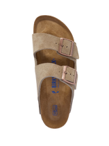 Birkenstock Suede Sandals Taupe 3