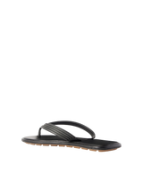 Bottega Veneta Sampieri Flat Thong Rubber Flip Flops Black 5