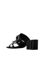 Balenciaga City Embellished Crinkled Leather Mules 2