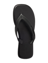Bottega Veneta Sampieri Flat Thong Rubber Flip Flops Black 4