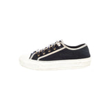 Christian Dior Walk'n'Dior Low Top Sneakers Black Canvas Black 2