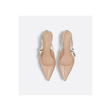Christian Dior J'Adior Slingback Pump Patent Ribbon Nude 4