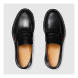 Gucci Leather Loafer Black 1