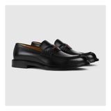 Gucci Leather Loafer Black 2