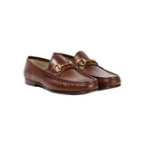 Gucci Edgar Horsebit-Embellished Leather Loafers Brown 5