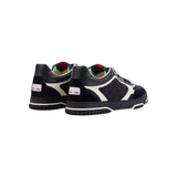 Gucci Re-Web Suede and Webbing-Trimmed Canvas and Leather Sneakers Black 5