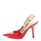 Christian Dior Patent Ribbon J'Adior Slingback 100Mm Pump Red 1