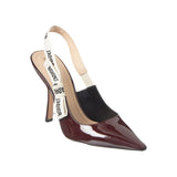 Christian Dior Patent Ribbon J'Adior Slingback 100Mm Pump Red 2