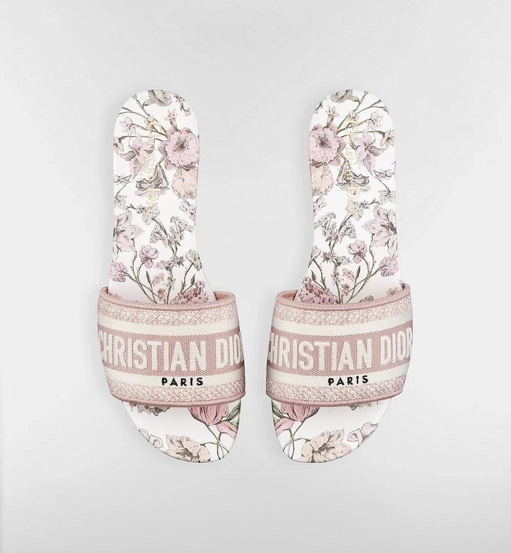 Dior Dway slide Cotton and Rose
