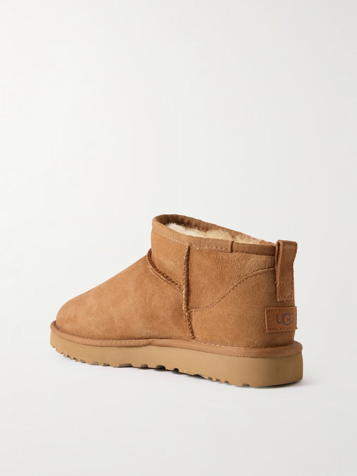 UGG Classic Ultra Mini Shearling Boots Camel