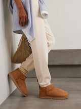 UGG Classic Ultra Mini Shearling Boots Camel 3