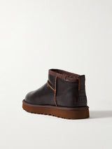 UGG Classic Ultra mini Leather Ankle Boots 1