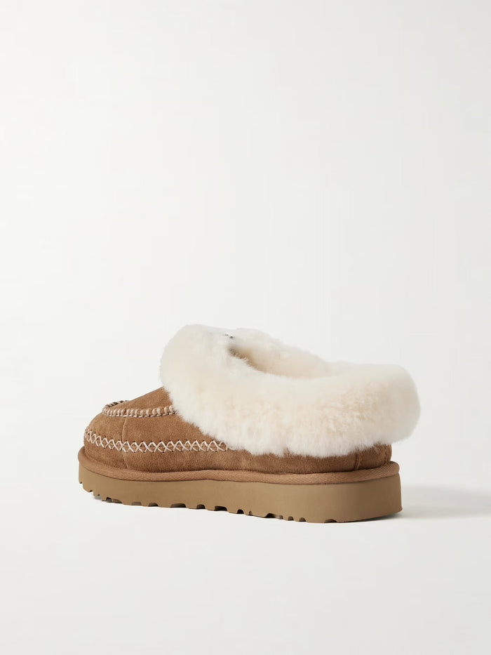 UGG Tasman Alpine Embroidered Shearling Slippers